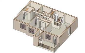 2x2 Premium 2313 floor plan